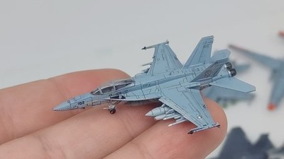 1/350 US F/A-18F Super Hornet painted finished model