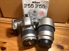 Nikon F55 Camera + 2 Lenses