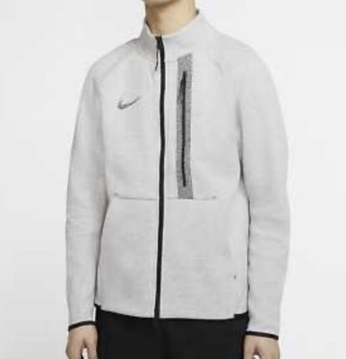 Nike 50 Tech Fleece S Space Hippie Wolf Gray Full Zip Jacket Sweatshirt