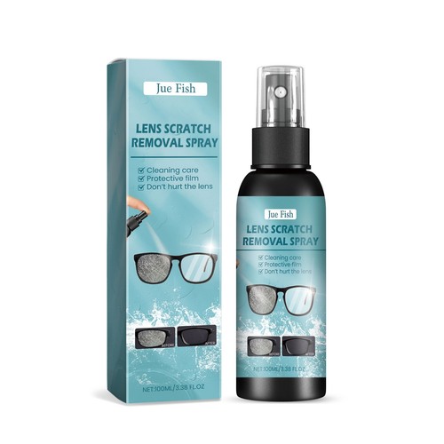 Glass Cleaner & Lens Cleaner Spray for Eyeglasses Scratch Removal 100ML - Picture 1 of 6
