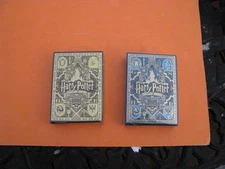 New Harry Potter Theory 11 Premium Playing Cards , Blue & Yellow  Factory Sealed