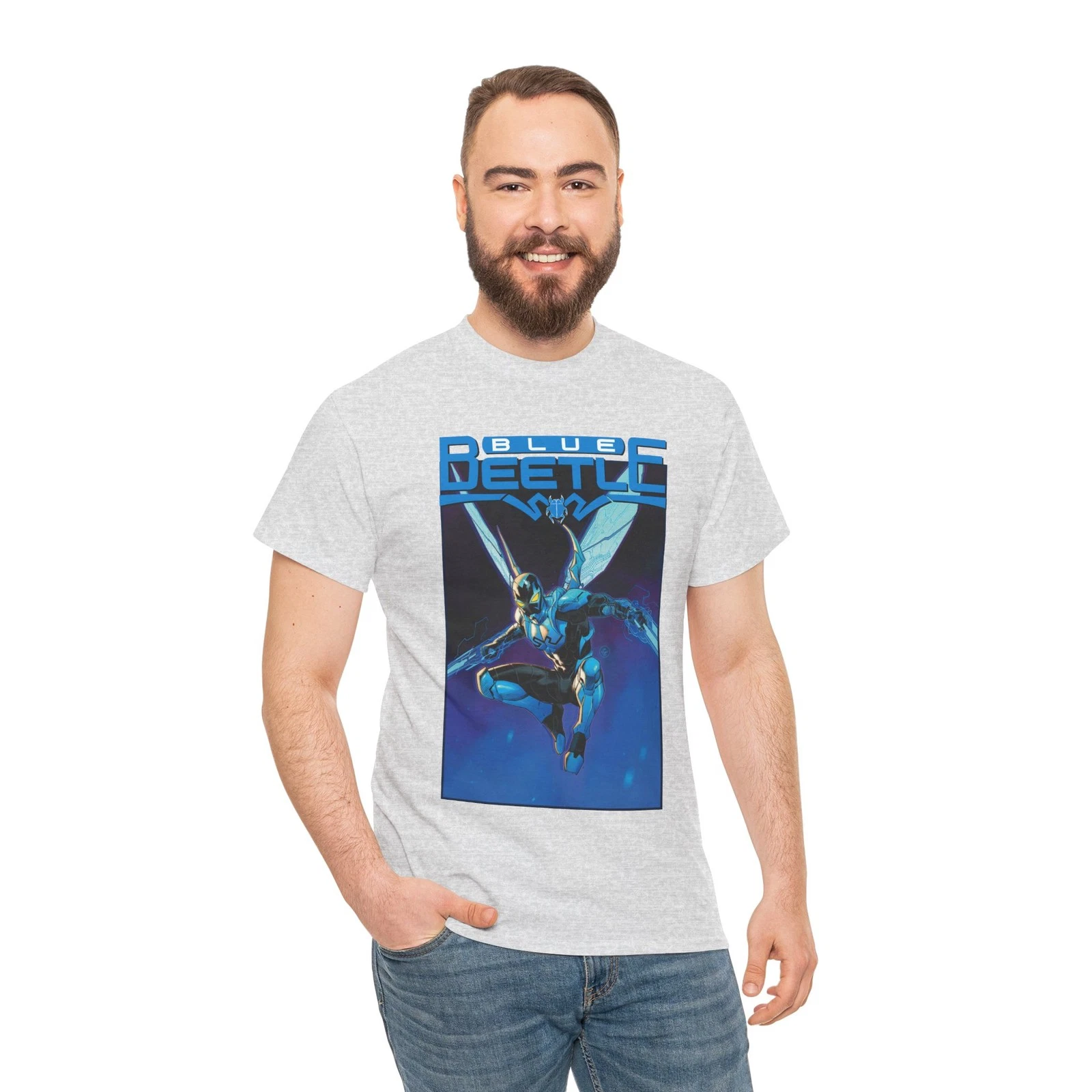 Blue Beetle T-Shirt - Dan Mora Art - Jaime Reyes - DC Comics