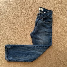 Levi 505 Jeans Boys 14 Slim 25x27 Mid Rise Blue Medium Wash Denim Straight