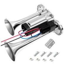 Air Horn for Truck Boats Car, 150DB Super Loud Train Horns Kit with 120 Silver