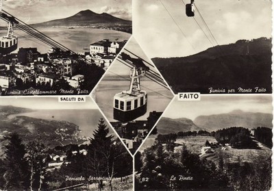 2809 NAPLES CABLE CAR CASTELLAMMARE MONTE FAITO, PINE