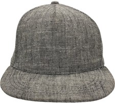 Forplay Grey Adjustable Snapback Cap Polyester Formula 1 Style Hat