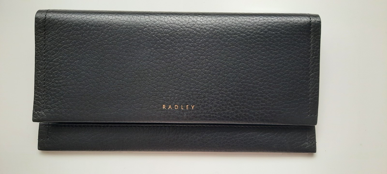 RADLEY  - OAK STREET  - BLACK LEATHER - FLAPOVER MATINEE WALLET PURSE  - RRP £89