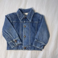 Vintage 60s 70s Kids Denim Jacket 5T