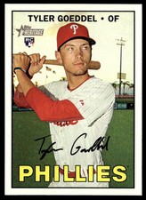2016 Topps Heritage High Number #667 Tyler Goeddel Philadelphia Phillies Rookie