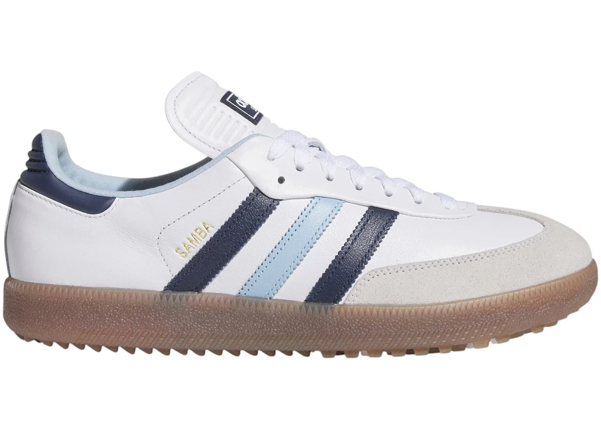 adidas Samba Spikeless Golf White Indigo Clear Sky | eBay