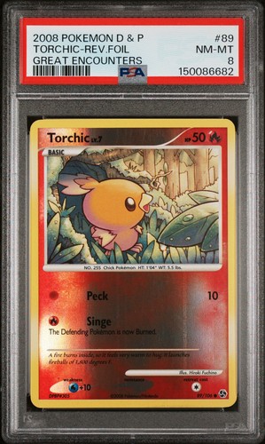 Torchic graded PSA 8 for sale on eBay