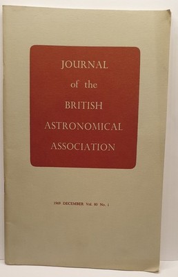 Journal of the British Astronomical Association December 1969 Vol 80 No 1