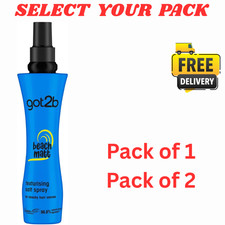 Schwarzkopf got2b Beach Matt Texture Sea Salt Hair Spray Medium Hold Create Wave