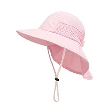 Girls Sun Hat Baby Beach Hats Boys UPF 50 Kids Summer 2-6 Years Pink