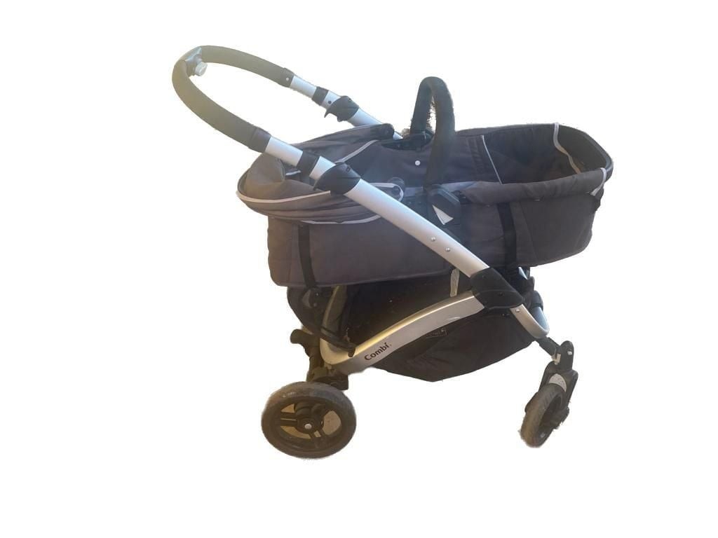 Combi Foldable Baby Stroller with Bassinet Attachment