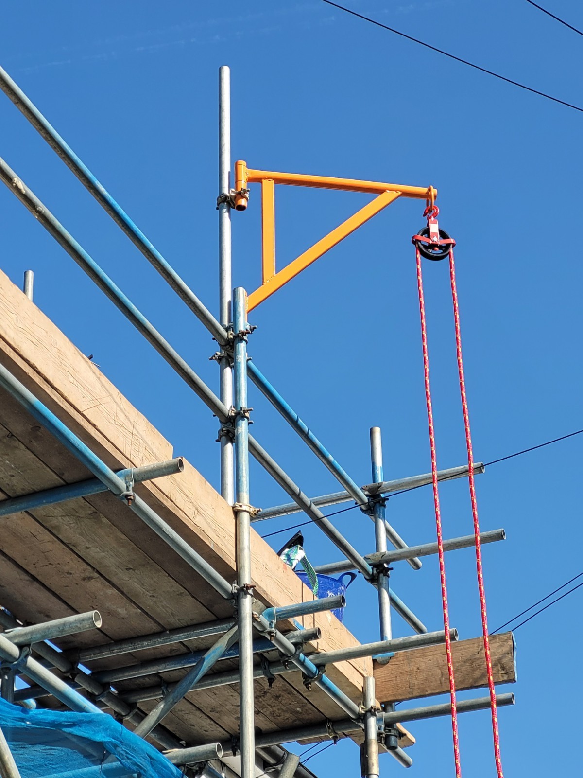 Movable Gin Wheel Arm /scaffolding Hoist | eBay UK