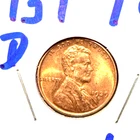 1939 d lincoln wheat cent Red BU