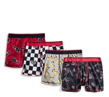 Wonder Nation Size L 10-12 4 Boxer Briefs-Moisture Wicking-Stretch-Boy's NWT