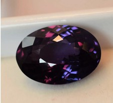 Natural Alexandrite Color Change 16.11 Ct CERTIFIED Oval Cut Loose AG Gemstone