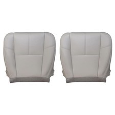 FZJDSD Gray Driver  Passenger Side Bottom Replacement Microfiber Leather Sea...