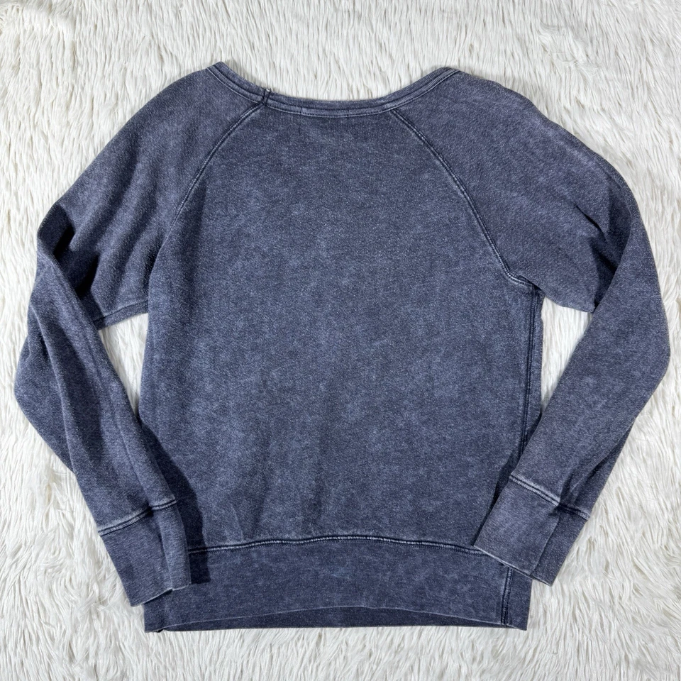 JUICY COUTURE синий длинным рукавом света ворота толстовка женский размер большой - Изображение 4 из 4