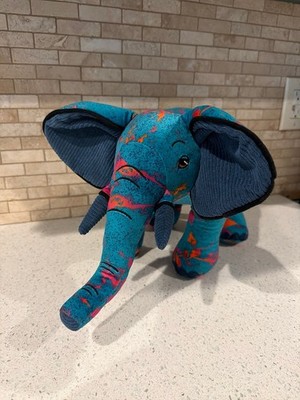 National Geographic Elephant Plush   10'' glorious color and huggable softness