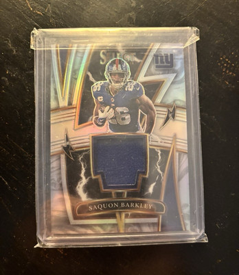 2021 Panini Select Sparks Relics Saquon Barkley Giants Patch SP-SBA /99