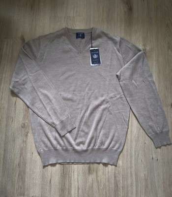 Dunmore mens merino wool extra fine jumper size 52/L
