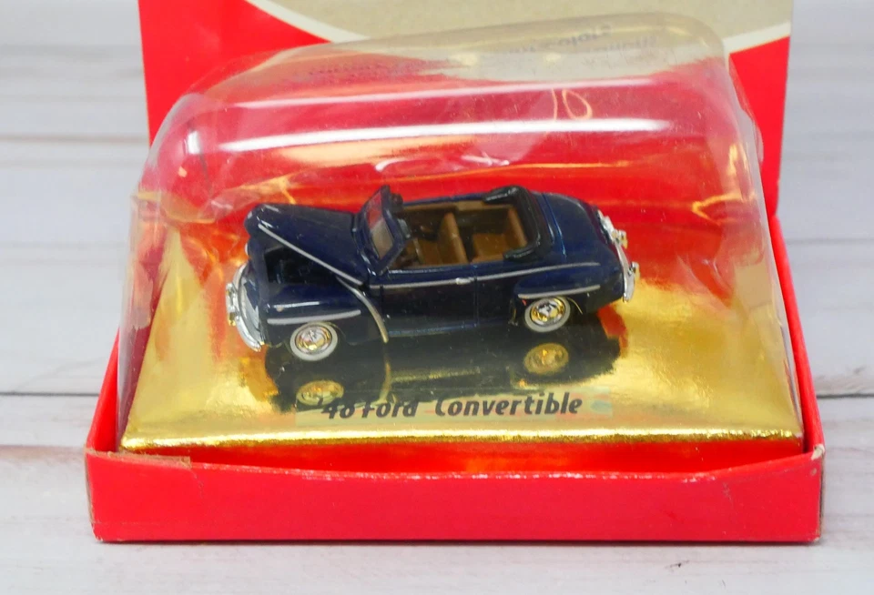 Mini-Metales 30102, '48 Ford Convertible 2 Puertas, Azul, Escala 1/87 HO Foto 2 de 3