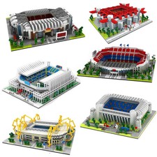 Football Stadium Micro Blocks Building Set Mini Bricks Architecture Model Kit