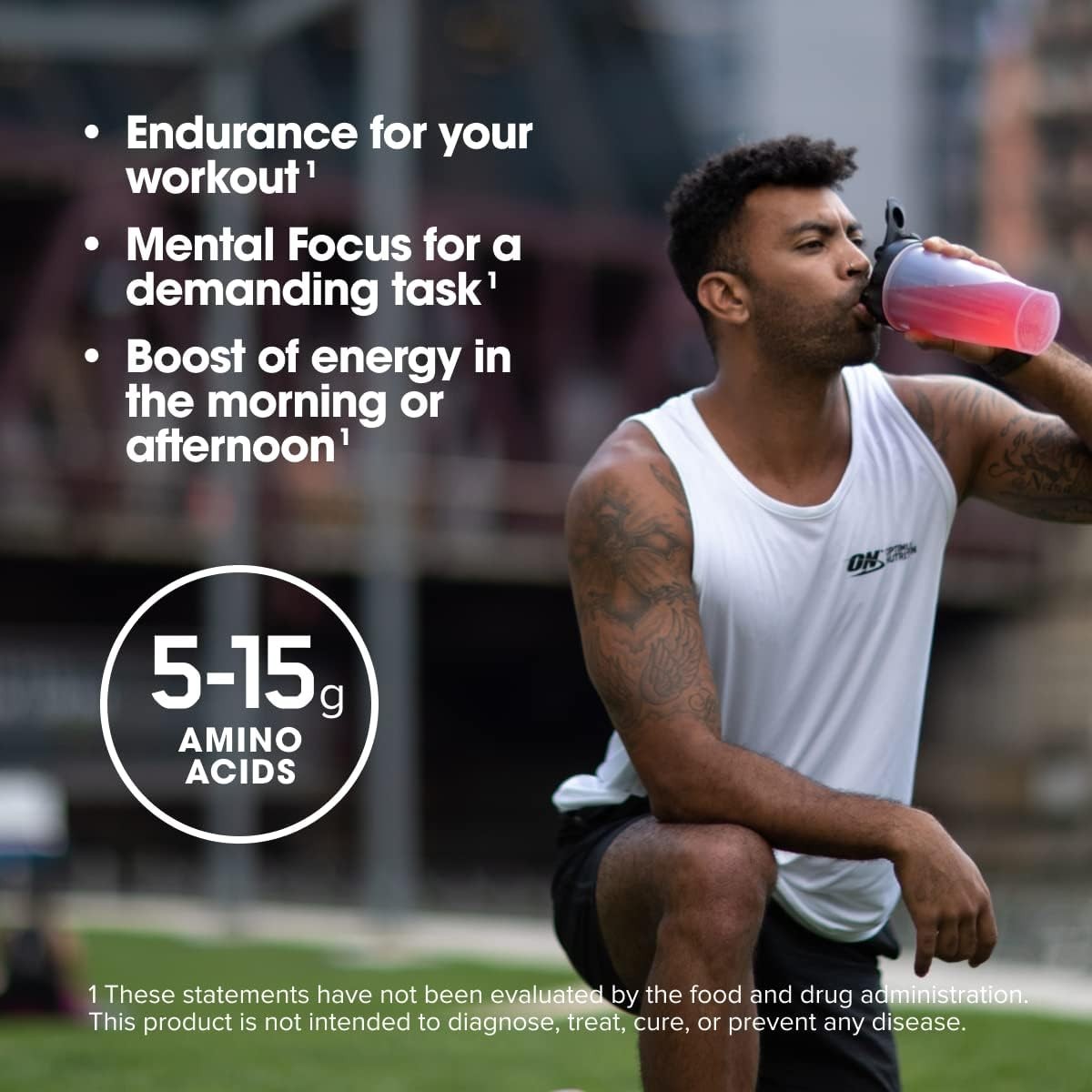 Optimum Nutrition Amino Energy - Pre Workout with Green Tea, BCAA, 65 Servings