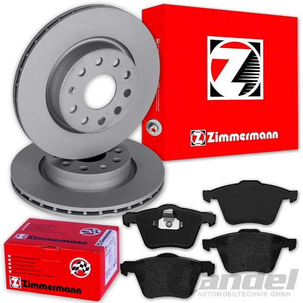 Zimmermann Bremsscheiben 336Mm + BelÄGe Vorne Passend FüR Volvo V60 V70 S60 XC70-image