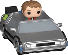 Funko Bitty POP! Rides Back to the Future: MARTY McFLY Figure & TIME MACHINE