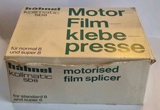 Motor-Film-Klebepresse Kollmatic SD8 Normal 8 und Super 8 TOP Zustand OVP 