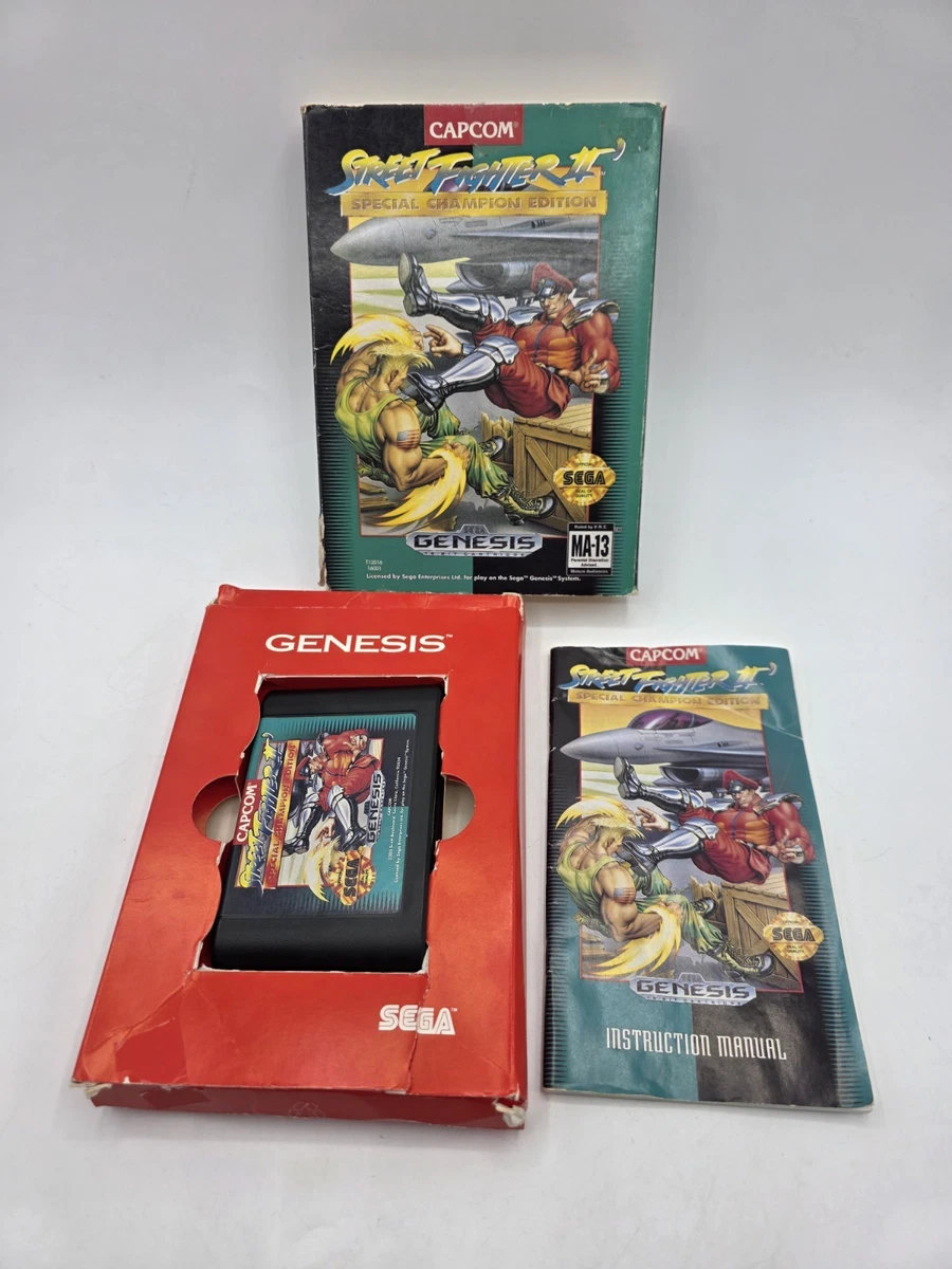 Street Fighter II 'Fighting Sega Genesis Video Games for sale | eBay