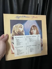 Loggins & Messina- Finale Live Vinyl 2 LP NM White Label Promo 1977 COUNTRY ROCK