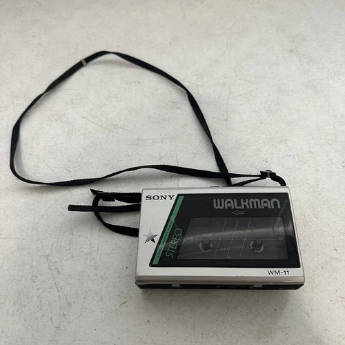 Rare Sony Walkman Wm-11 Stereo Cassette Player Parts or Repair 1979 As Is