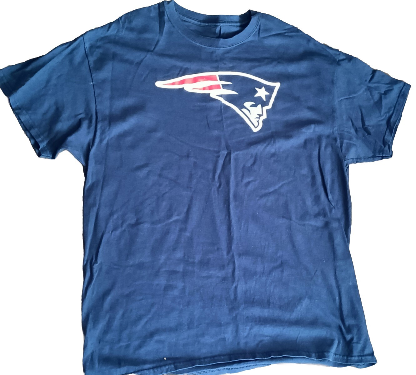 NFL Team Apparel New England Patriots T Shirt Mens Size XL Short Sleeve Navy