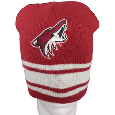 Arizona Coyotes NHL HOCKEY Classic Beanie Tosel Cap Winter Beanie Toque Hat!