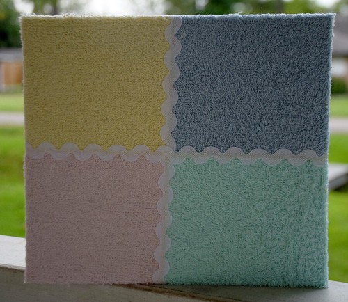 Memories In The Making Baby Scrapbook Terrycloth Photo Album +Stickers, NEW 2004 - Picture 8 of 9