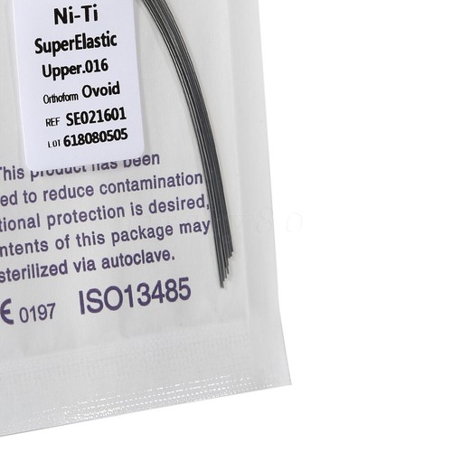100PCS Dental Orthodontic Round Arch Wire Super Elastic NITI Ovoid Form Sizes US - Picture 44 of 77