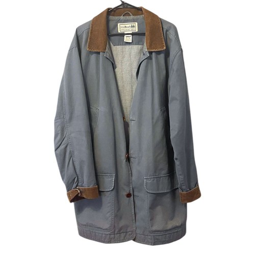 Vintage L.L. Bean Herren grau Barn Coat Chore Jacke XL Tall