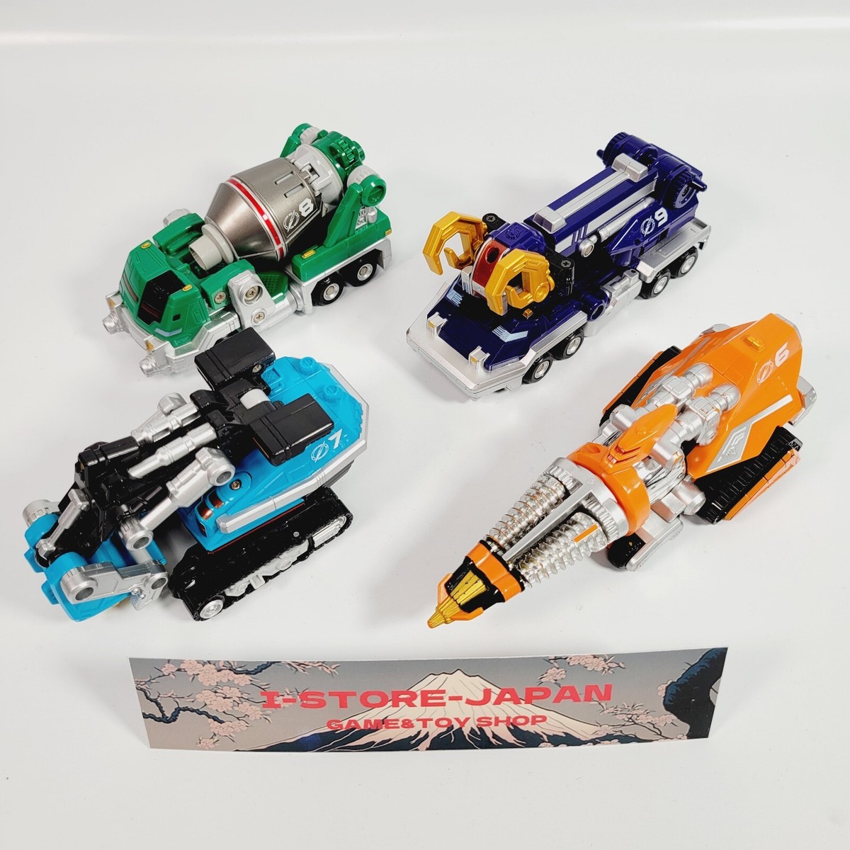 Power Rangers Boukenger DX GoGo Drill Excavator Dump Crane