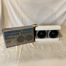 Coppia Casse Galax Ps 388 Vintage Anni 70/80 Portatili