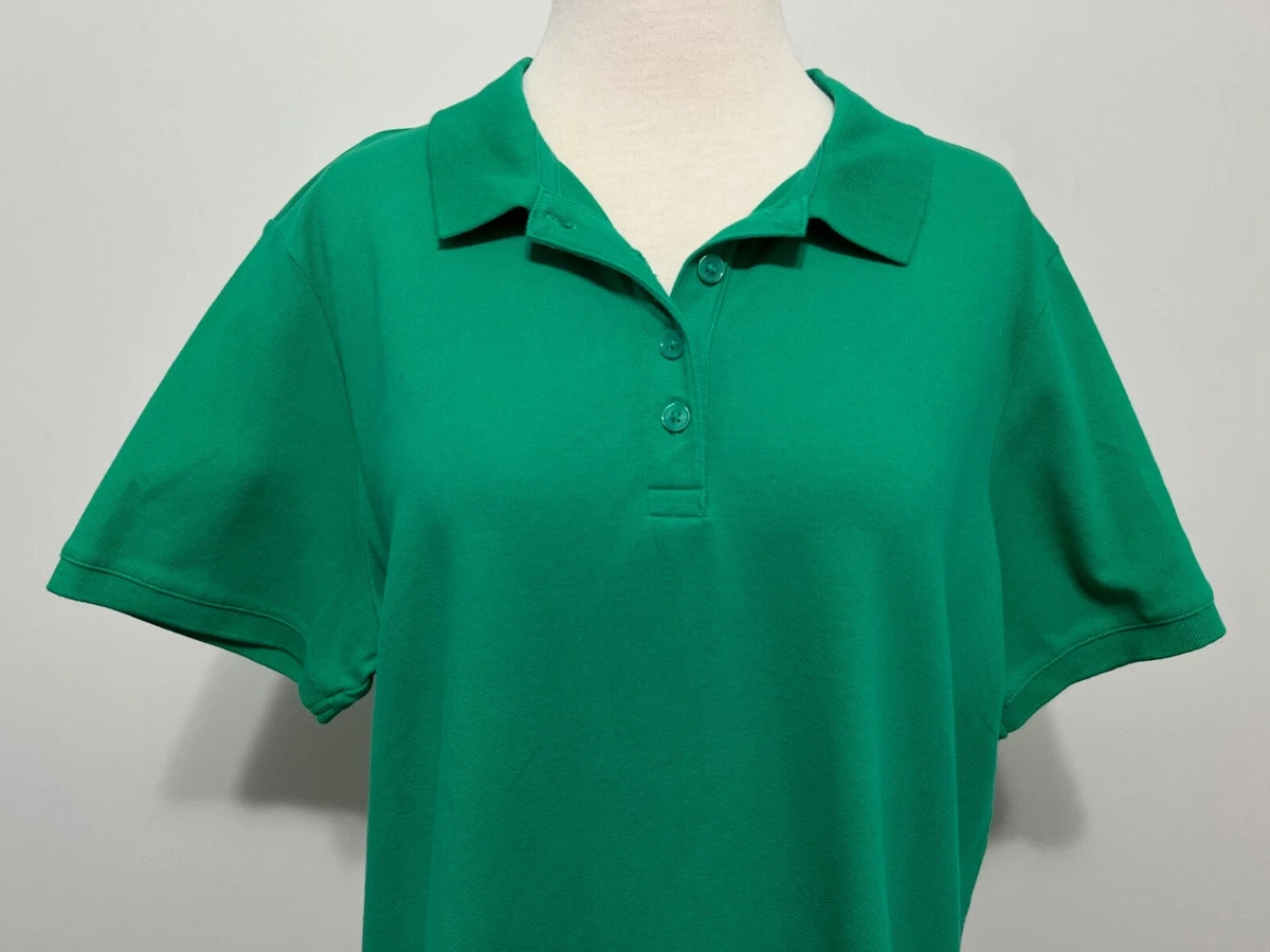 Lands end pique polo shirts cheap