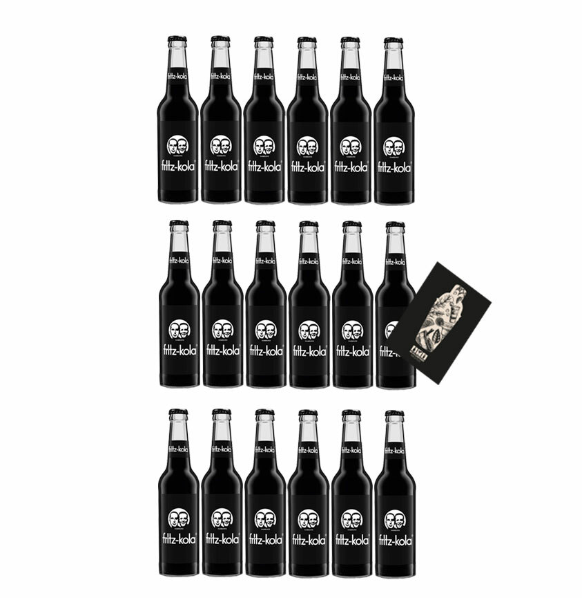 Fritz-Kola 18er Set Fritz Kola 18x 0,33L inkl. Pfand MEHRWEG mit Mixcompany Gru