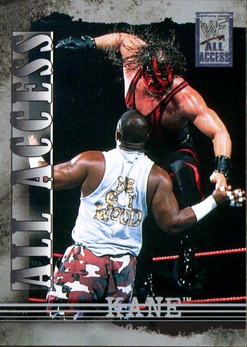 2002 Fleer WWF WWE All Access Wrestling Card #28 Kane 