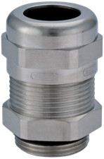 Image of Cable Gland, M25 x 1.5, 13-18 mm, IP68 Brass, Metallic - Nickel Finish