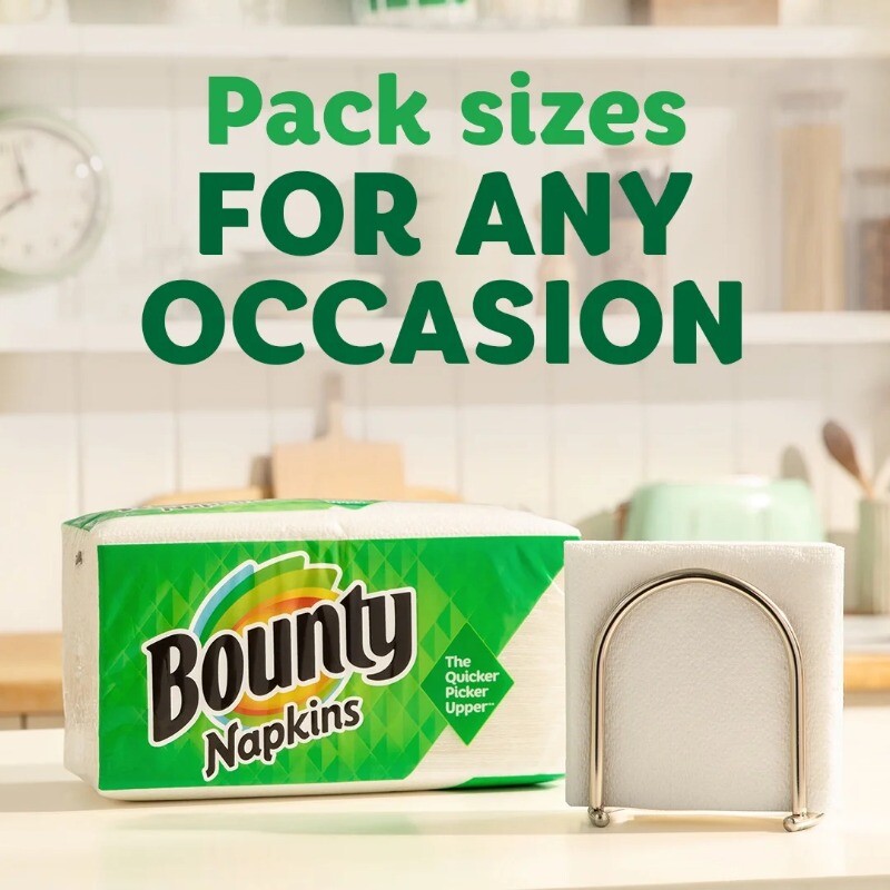 (2 pack) New Bounty Paper Napkins, White, 400 Count eBay