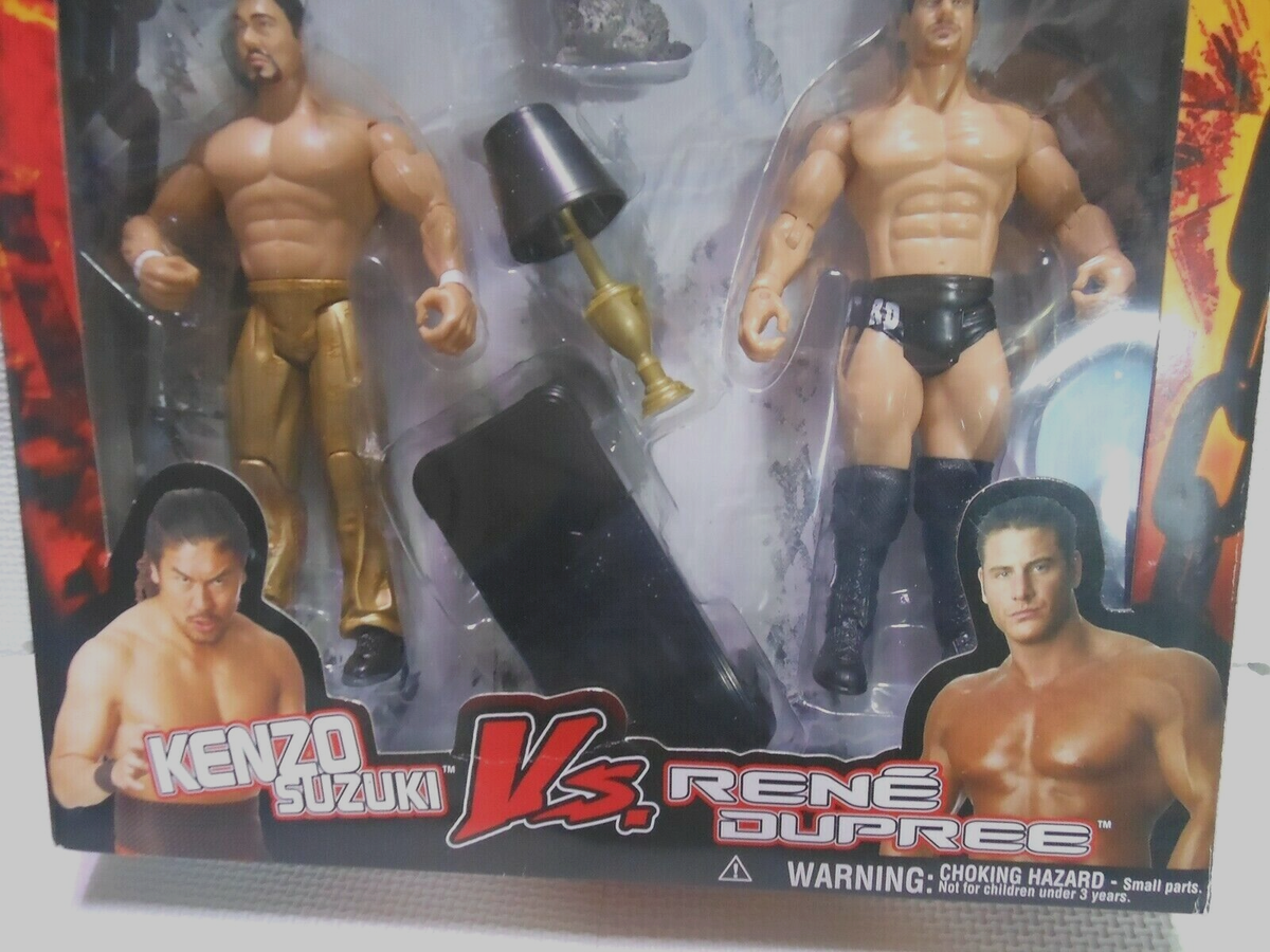 WWE Jakks Pacific Kenzo Suzuki vs Rene Dupree Action Figure